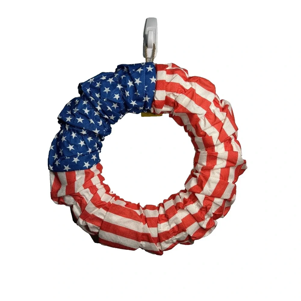 sun squad 16.5 inch American flag wreath‎
